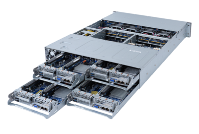 Gigabyte H252-3C0 rear nodes
