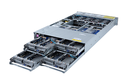 Gigabyte H262-NO0 server with nodes