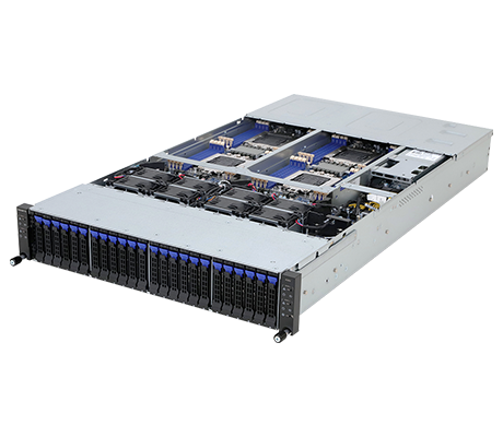 Gigabyte H262-P60 side view