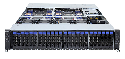Gigabyte H262-P60 front detail