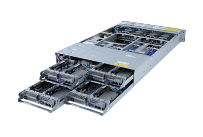 Gigabyte H262-PC1 rear Gigabyte H262-PC1 rear