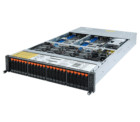 Gigabyte H262-Z62 side view