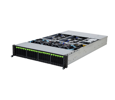 Gigabyte H262-ZL0 side view.