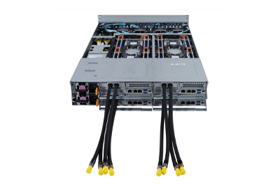 Gigabyte H262-ZL2 rear Gigabyte H262-ZL2 rear