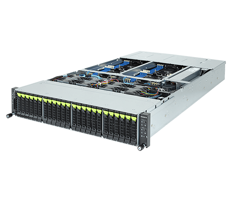 Gigabyte H263-S62 side view