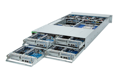 Gigabyte H273-Z80 server rear