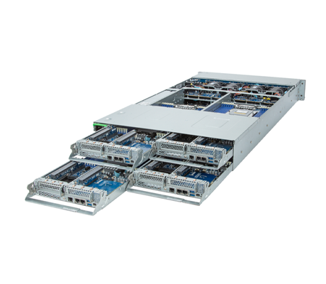 Gigabyte H273-Z81 Server front view