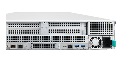 Infortrend KSa 5008U rear view Infortrend KSa 5008U Cloud Compute Node rear view