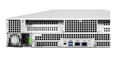 Infortrend KSi 5016U rear view Infortrend KSi 5016U Cloud Compute Node rear view
