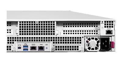 Infortrend KSi 5024U rear view Infortrend KSi 5024U Cloud Compute Node rear view