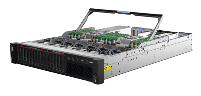 Lenovo ThinkSystem SR850P tray in server ThinkSystem SR850P tray in server