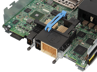 Dell M520 back of system showing QPI link