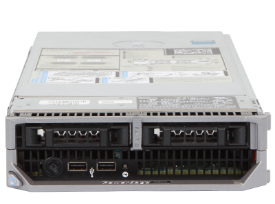 dell m620 blade server front elevation