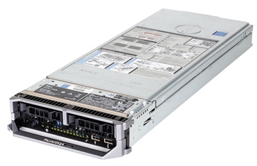 Dell M630 front top perspective with cover panel