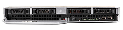 PowerEdge M830 server 4 bay front elevation
