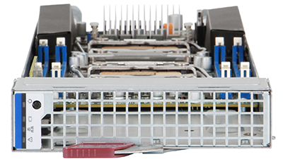 Supermicro MBI-6128R-T2 blade server front perspective