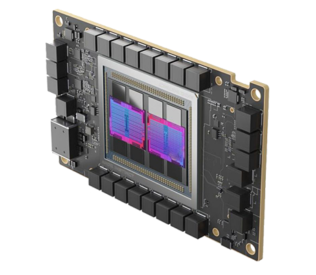 AMD Instinct MI250X side view