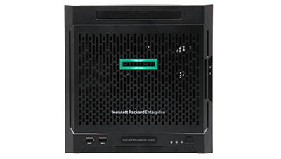 HPE MicroServer Gen10 front view