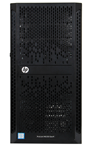 HPE ML150 Gen9 Tower Server Front of system