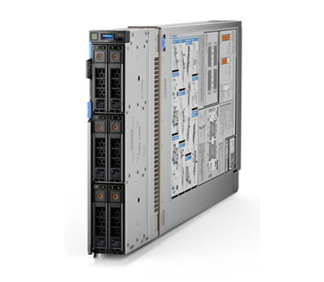 Dell EMC PowerEdge MX750c Server Blade side view