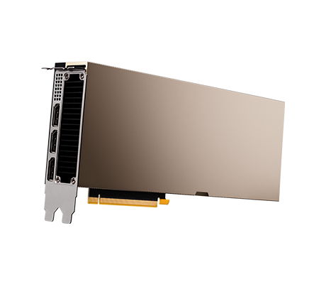 NVIDIA A40 GPU side view