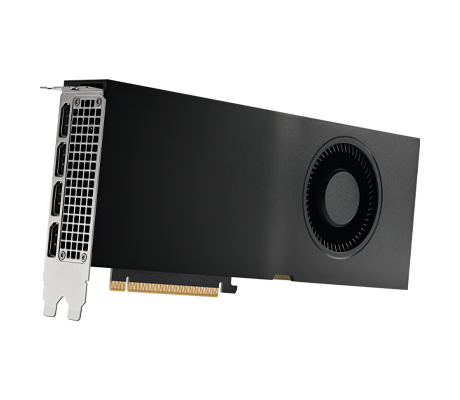 NVIDIA RTX A4500 GPU side view