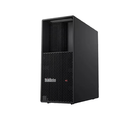 Lenovo ThinkStation P3 Tower Gen 2 Workstation side view,