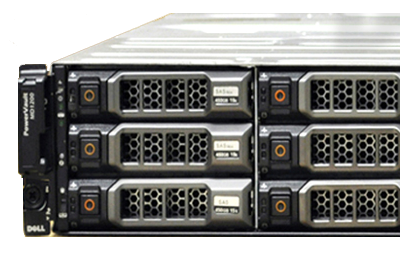 PoweVault MD1200 Server details Dell MD1200 server front details