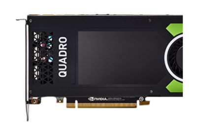 Nvidia Quadro P4000 front view