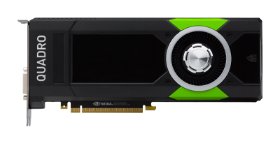 Nvidia Quadro P5000 front view