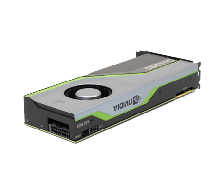 NVIDIA RTX 5000 GPU side view