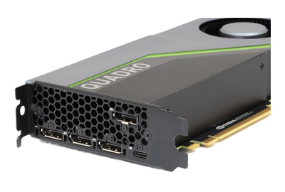Quadro RTX 5000 GPU ports