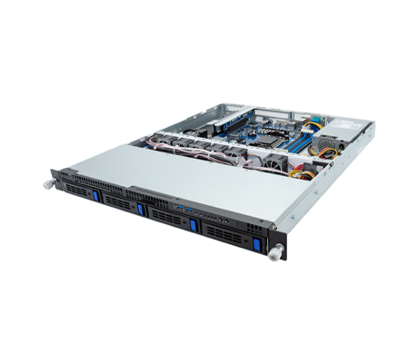 Gigabyte R123-C00 Server side view