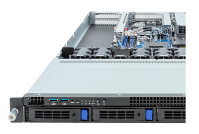 R133-C13 server front Gigabyte R133-C13 server front