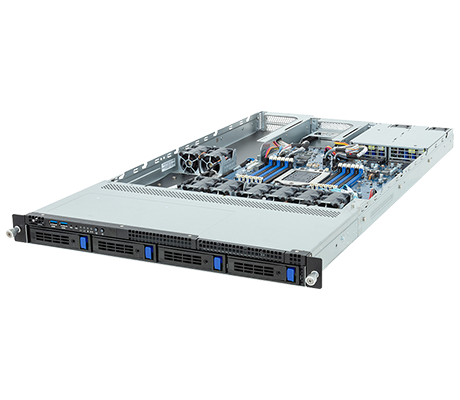 Gigabyte R143-EG0 side view