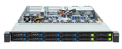Gigabyte R143-EG2 front detail