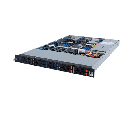 Gigabyte R152-P31 Server side view