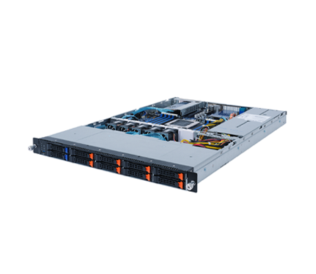 Gigabyte R152-P32 Server side view