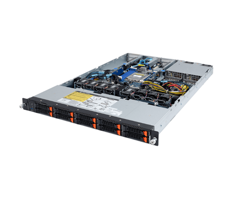 Gigabyte R162-Z10 side view.