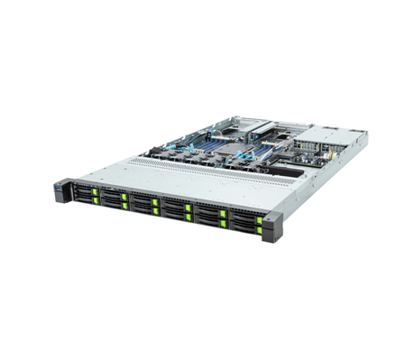 Gigabyte R163-P32 side view