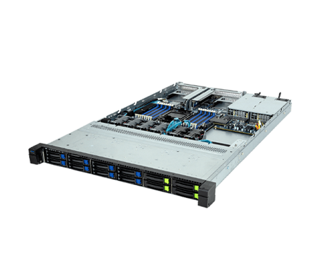 Gigabyte R163-S32 Server (rev. AAC2) side view