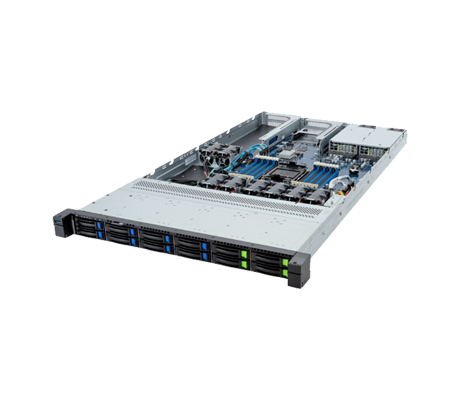 Gigabyte R163-SG2 side view.