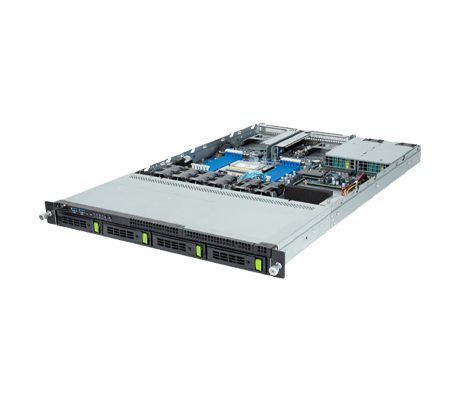 Gigabyte R163-Z30 side view.