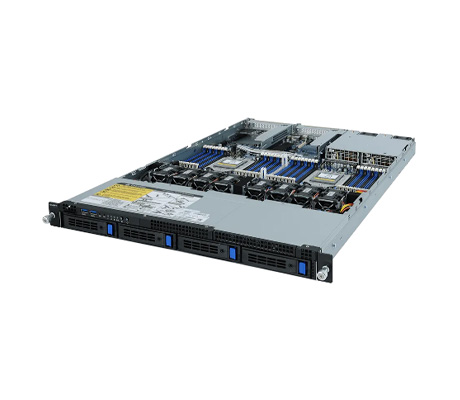 Gigabyte R182-Z90 server side view