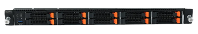 Gigabyte R182-Z92 front drive bays and ports Gigabyte R182-Z92 front panel view