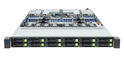Gigabyte R184-S92 server drive cages