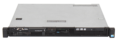 poweredge R210 server front with 2 x 2.5-inch drive bays