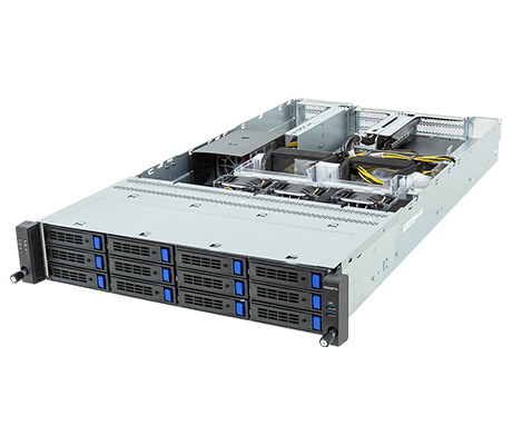 Gigabyte R243-EG0 side view