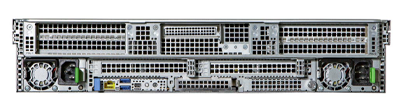 MiTAC Alpine R2520G6 R2520G635XD server rear view