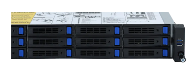 Gigabyte R261-3C0 front drive bays